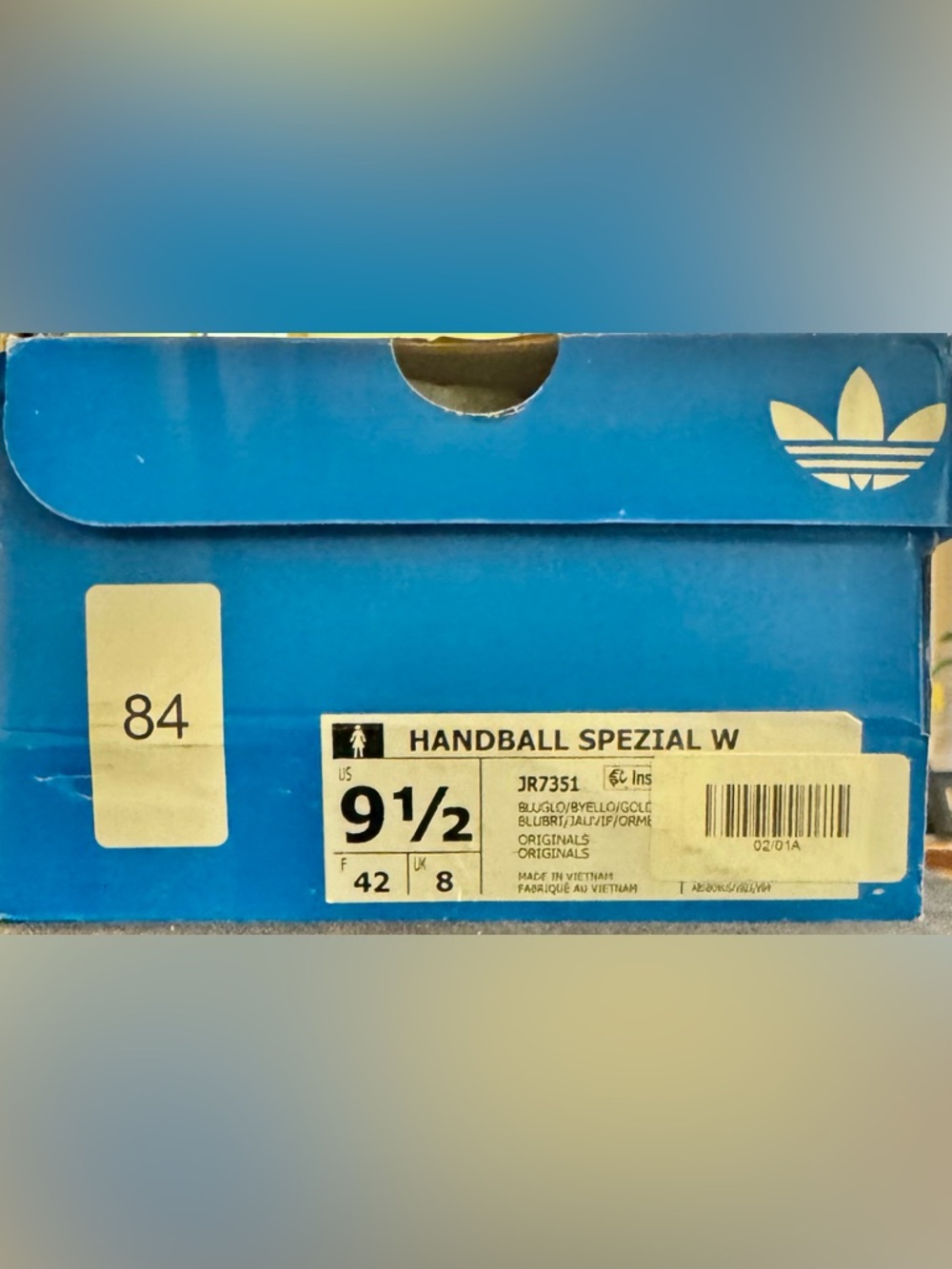 Adidas Turquoise and Yellow Handball Spezial New in Box size 9 1/2 - Picture 5 of 10